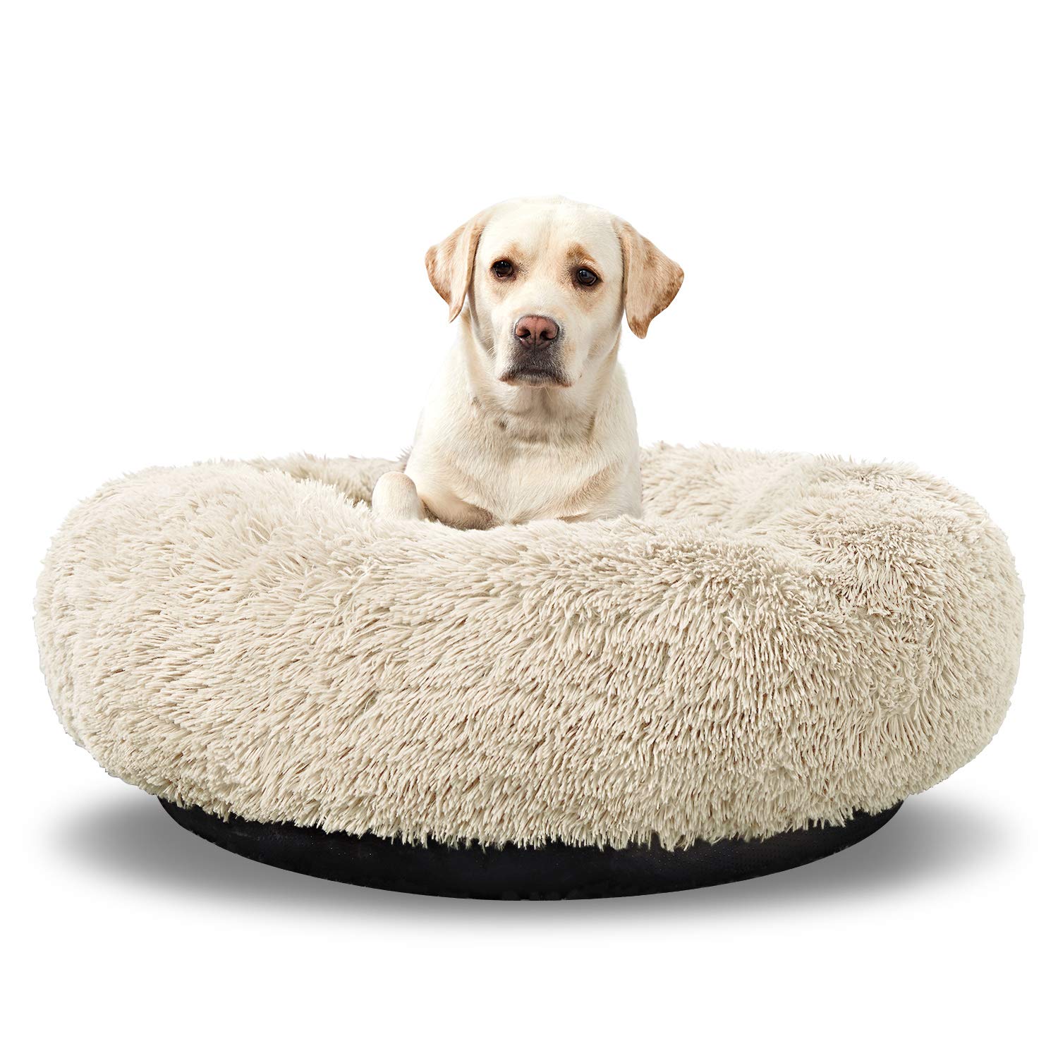 Donut Dog Bed – Washable Round Calming Bed for Medium Dogs
