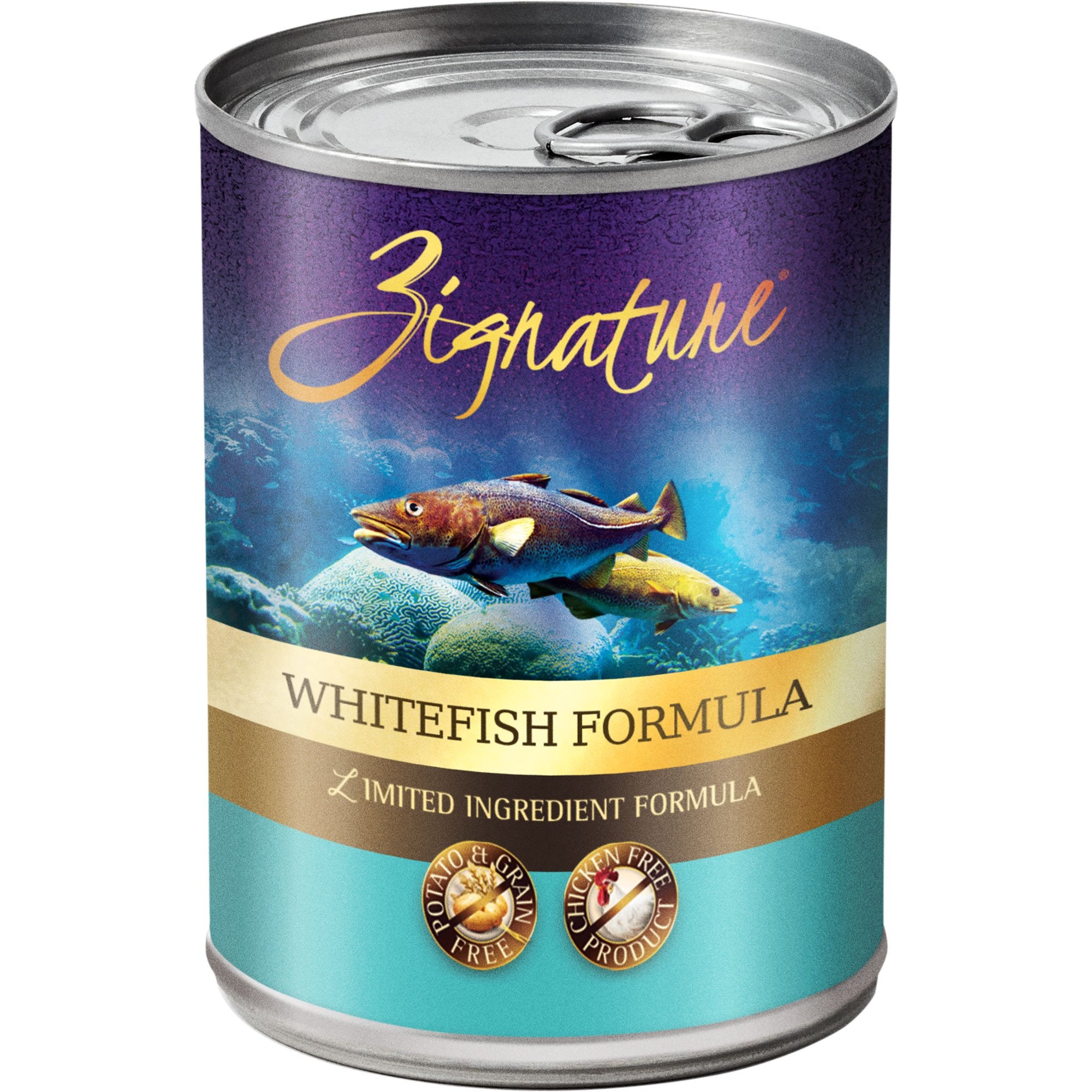 Zignature Whitefish Canned Dog Food – Grain-Free, Limited Ingredient