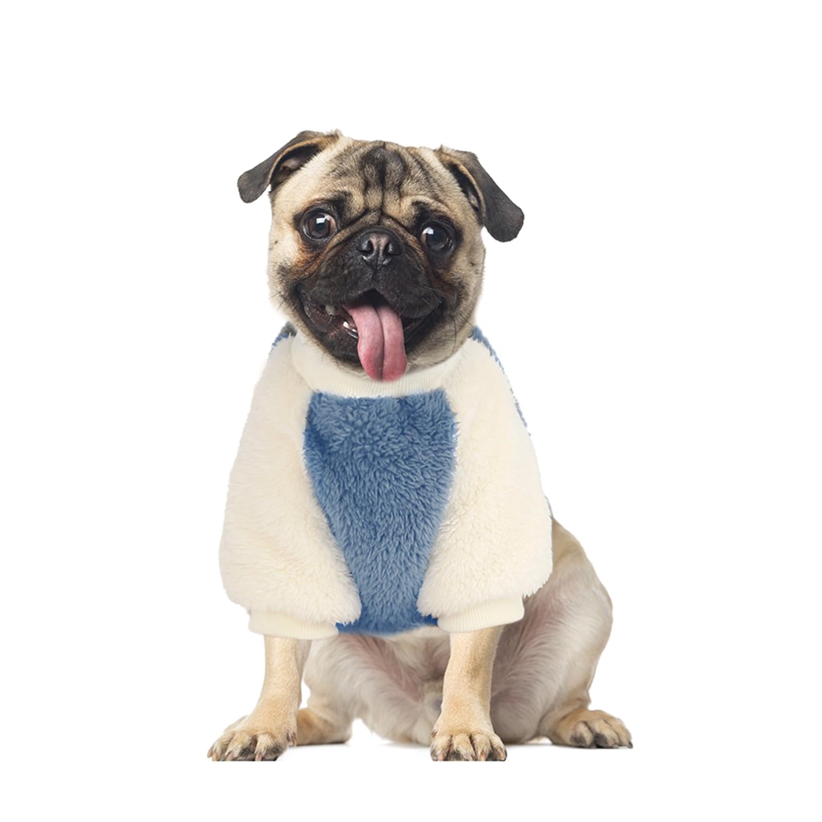 Soft Warm Dog Sweater for Small Dogs – Fluffy Winter Knit