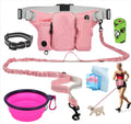 Hands-Free Dog Leash Bundle – Waist Leash, Collar, Treat Pouch & Bowl