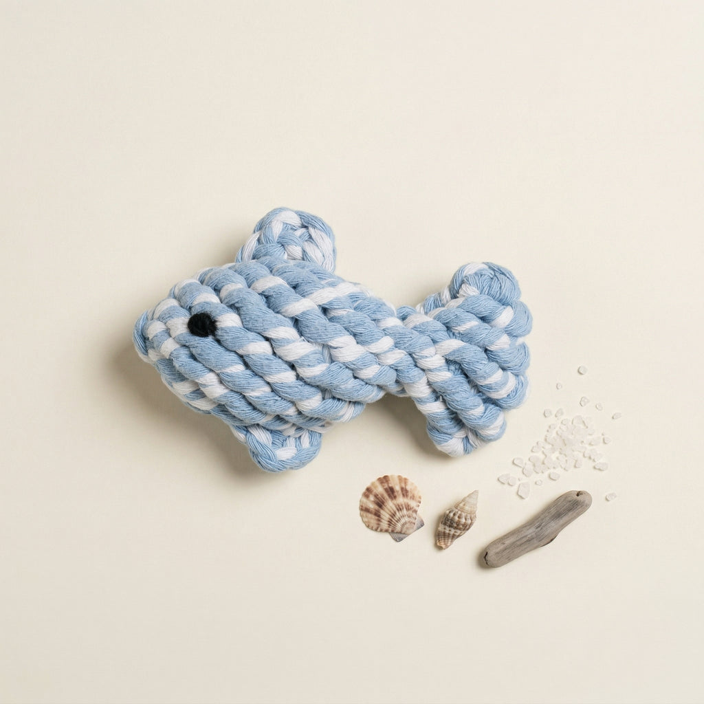 April the Happy Fish Pet Rope Toys